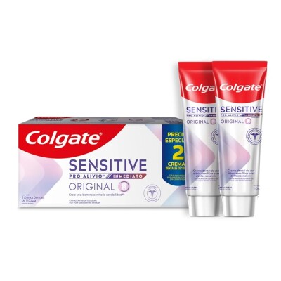 Pasta De Dientes Colgate Sensitive Pro Alivio 110 Grs. 2 Uds. Pasta De Dientes Colgate Sensitive Pro Alivio 110 Grs. 2 Uds.