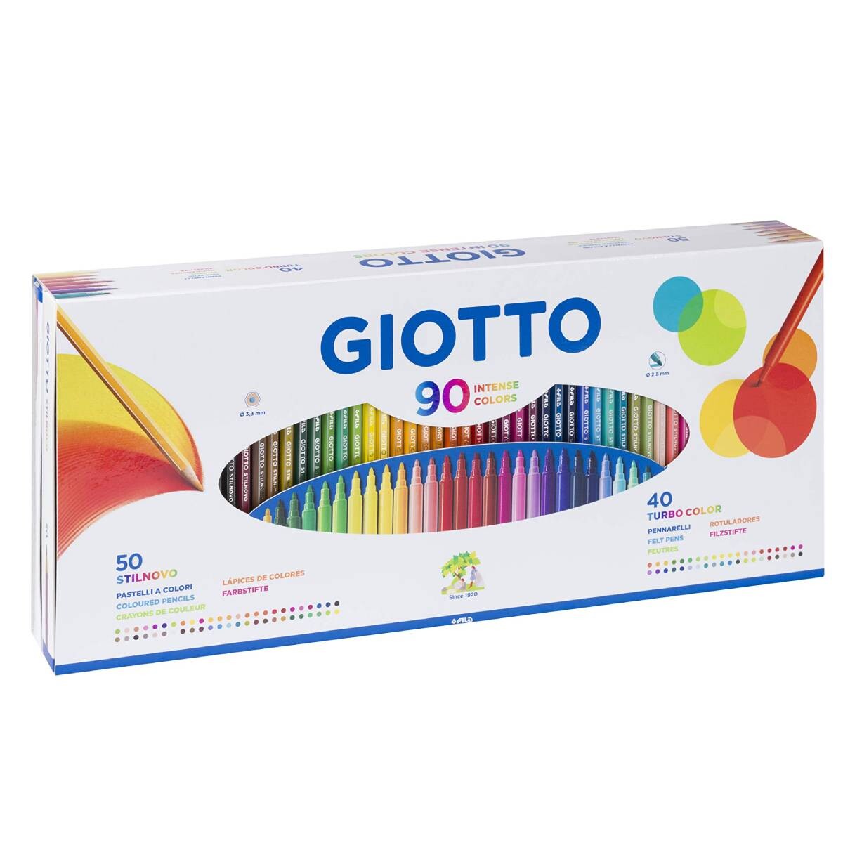 Colores Intensos 90 Pzas Giotto 