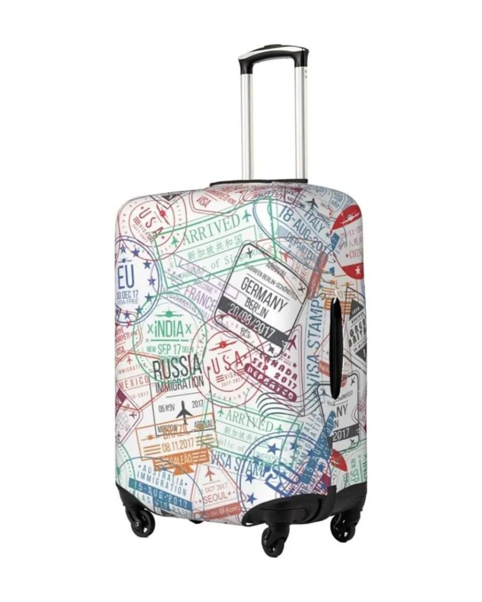 FUNDA PARA VALIJA ESTAMPADA M 