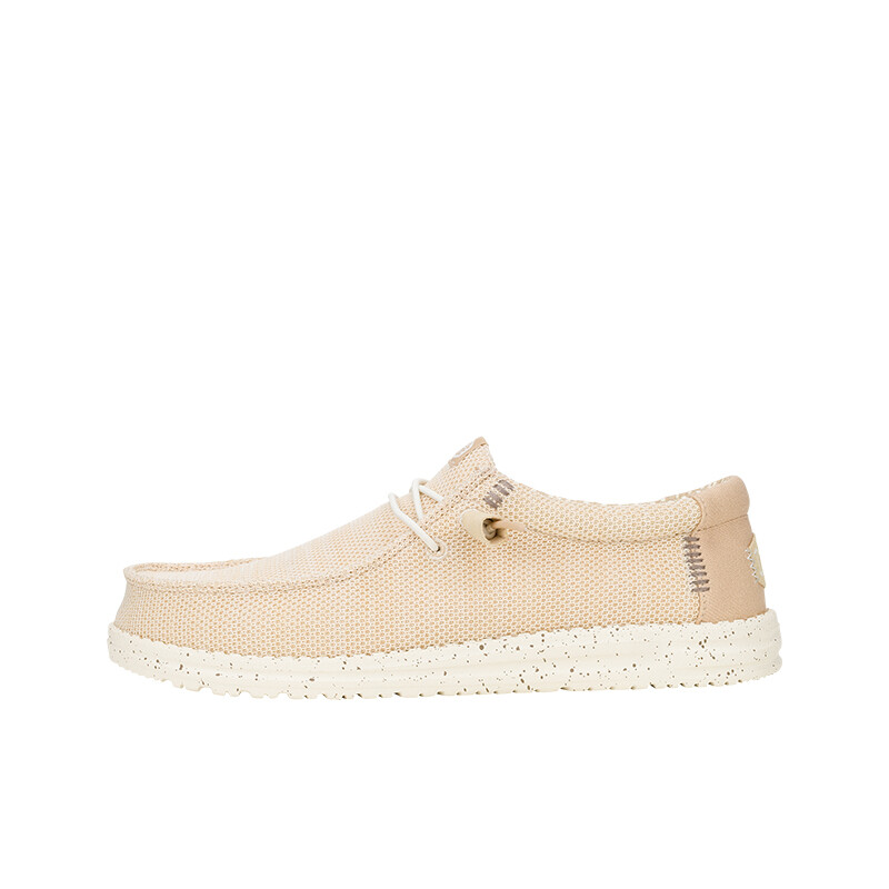 Calzado Hey Dude Wally Stretch Mesh Beige