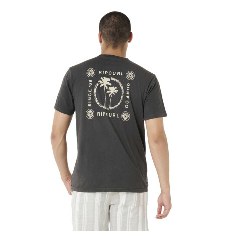 Remera Rip Curl Mod Cali Two Palms Negro