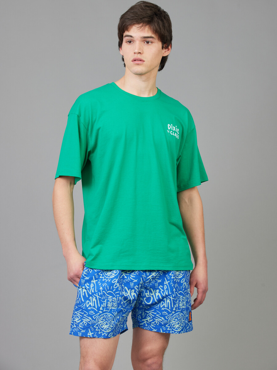 T-SHIRT PASKE DIXIE Verde