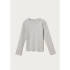 BLUSA ML FEM CINZA MESCLA