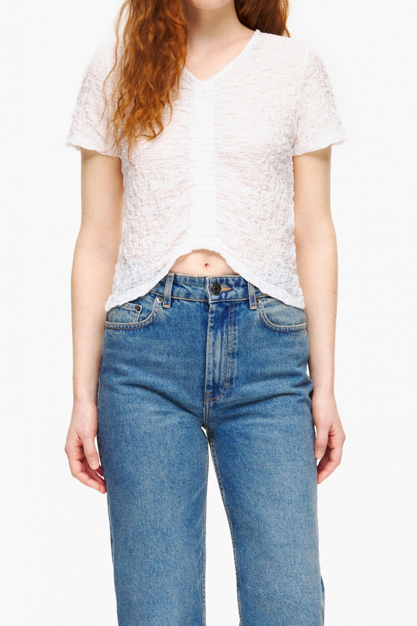 CAMISETA DE PUNTO MUJER