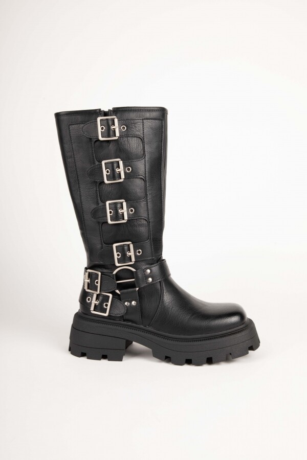 BOTA BIKERS Negro