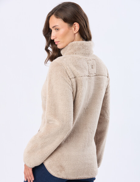 CAMPERA DE SHERPA Beige