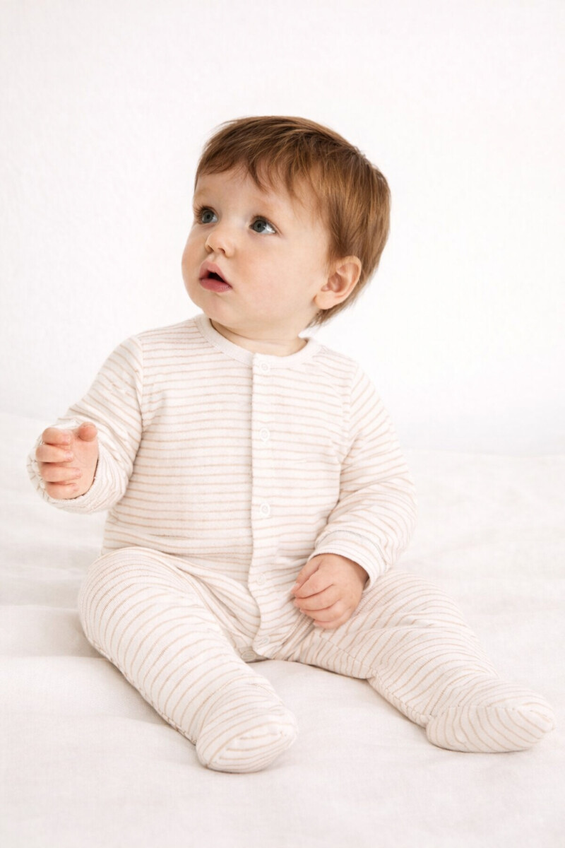 ENTERITO ESTAMPADO RAYAS - CRUDO 