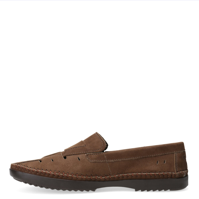 Mocasines de Hombre Freeway Casual - LOGAN X 2 Marrón Alga (Nobuk)