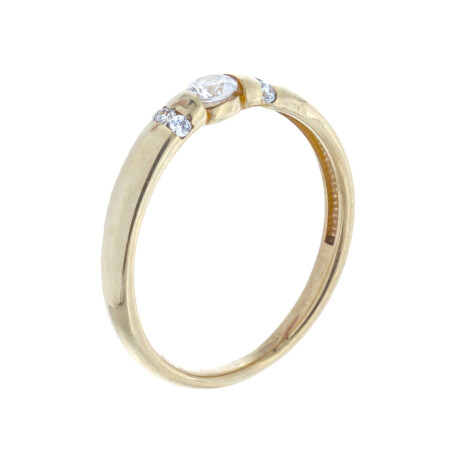 Anillo de oro 9 ktes y circonias Anillo de oro 9 ktes y circonias
