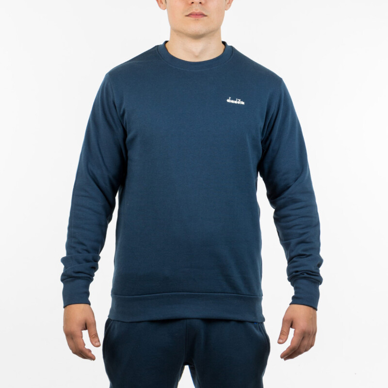 Diadora Men's Crew Sweater - NAVY Marino