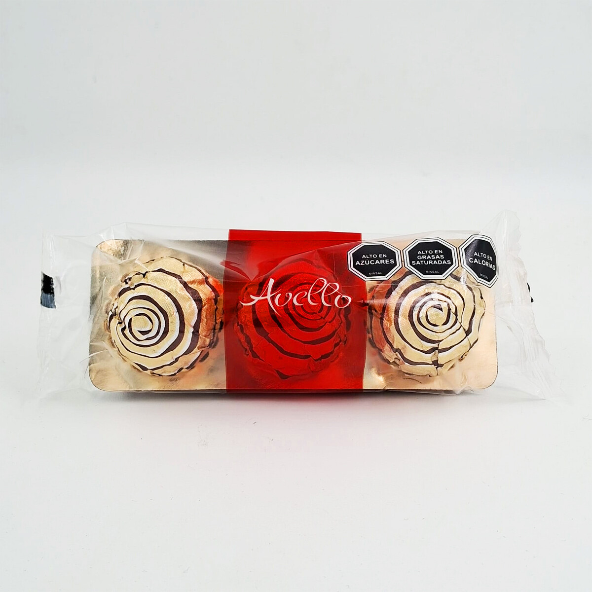 Tripack bombones de chocolate y avellana Avello 