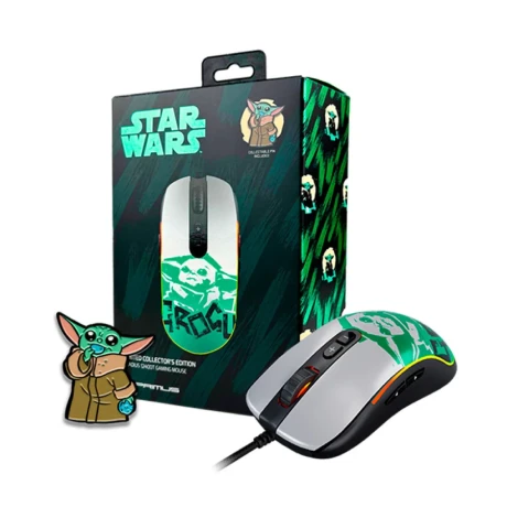 Mouse Inalámbrico Star Wars Grogu (Pin Incluido) Mouse Inalámbrico Star Wars Grogu (Pin Incluido)