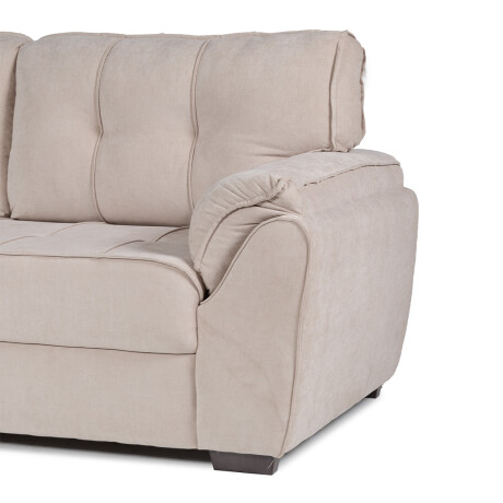 Sofá Cay (Outlet) - Tela Microfibra - 3 cuerpos 12072 (Beige)