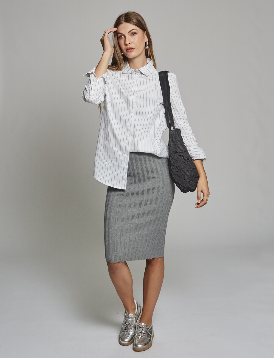Camisa oversize blanco
