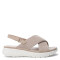 Sandalias de Mujer Lady Confort CHAPELLE con tiras cruzadas Beige