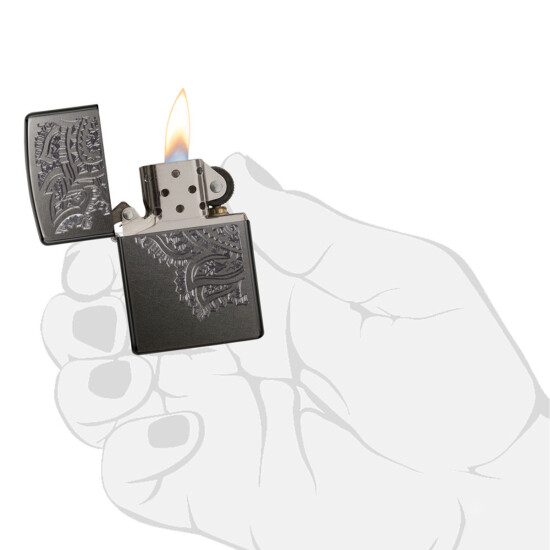Encendedor ZIPPO 29431 C/Diseño Negro 0
