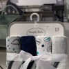 Babitas SNUGLE pack x4 toalla azul