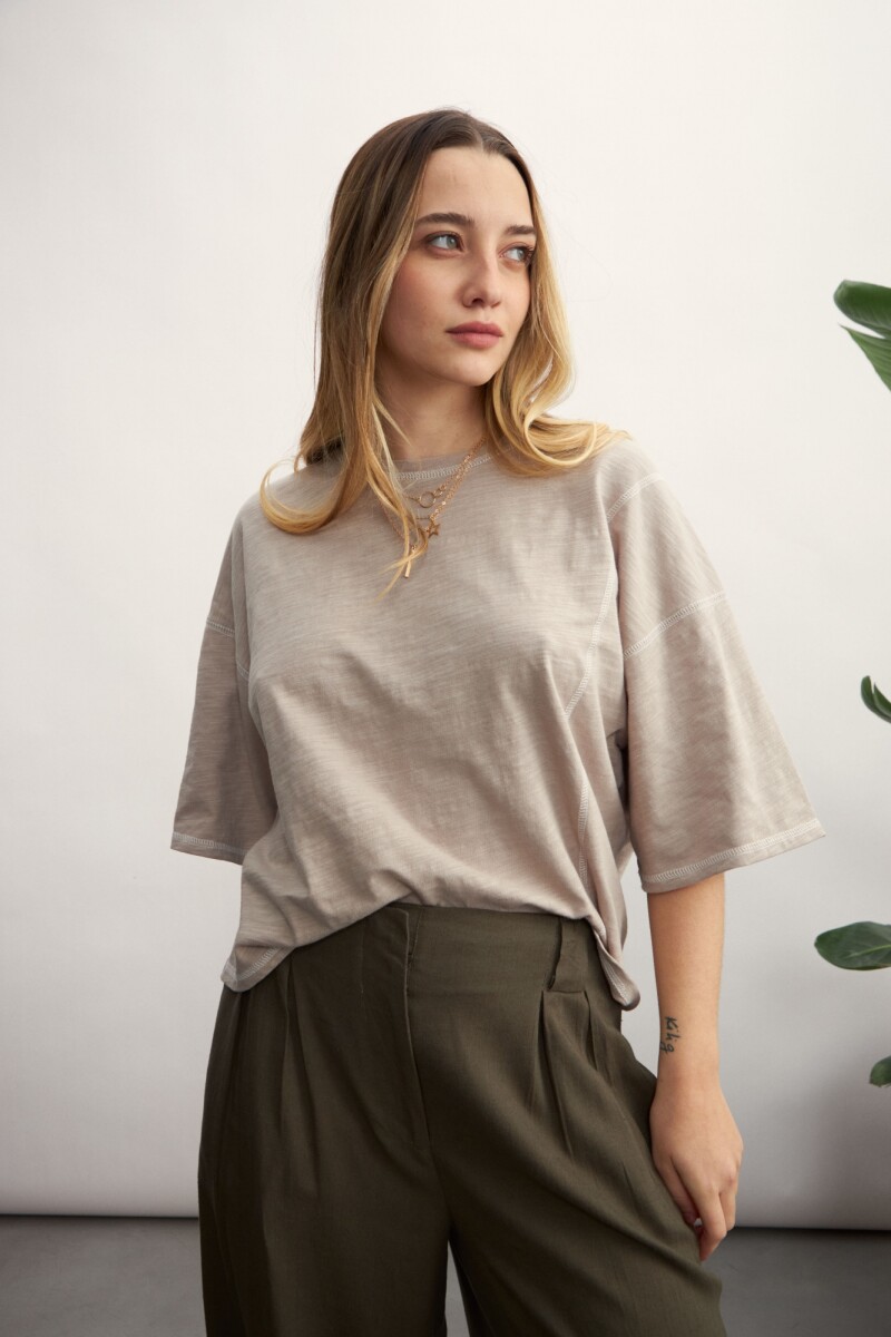 Remera Gina - Beige 
