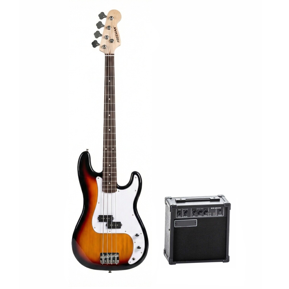 Bajo Electrico Pack Freeman B01pk P Bass Sunburst 