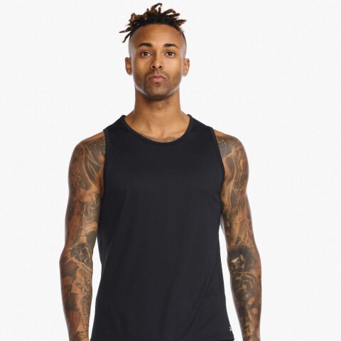 Aero Tank - Hombre Black/silver Reflective