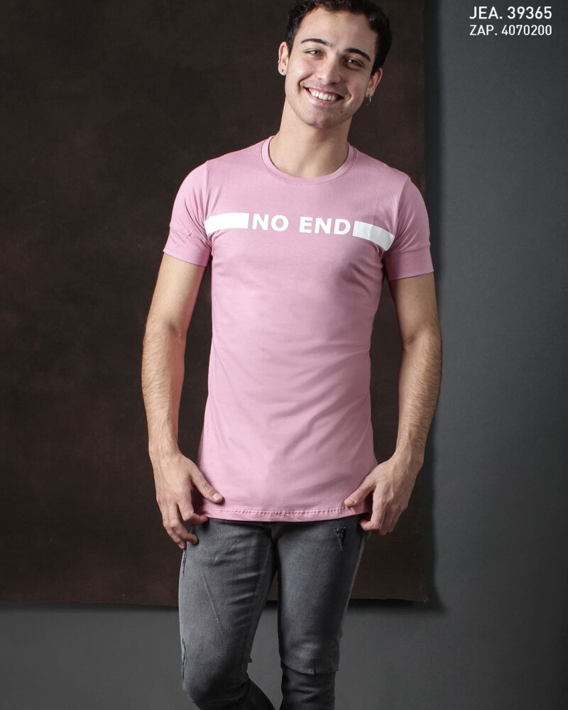 Remera Linea No End Rosa