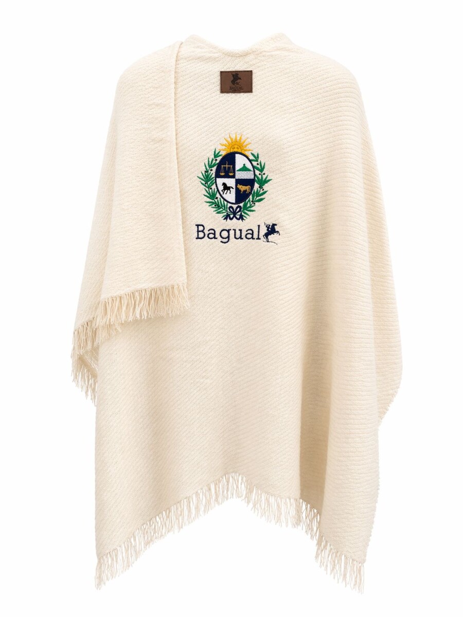 Ruana Patria Hilo de Algodón - Crudo 