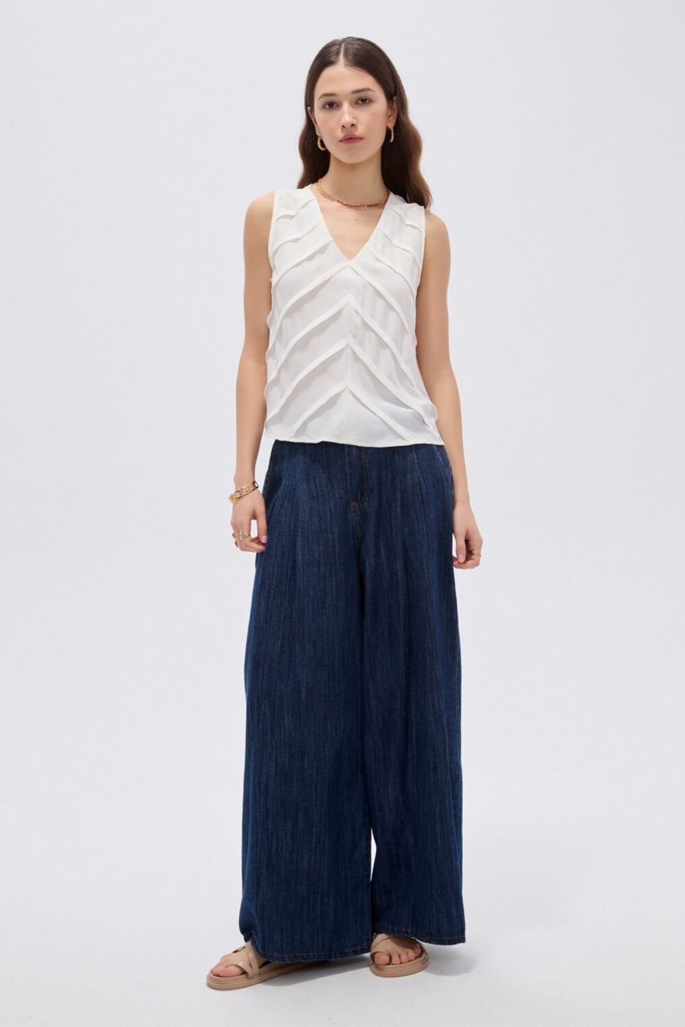 Musculosa Kuru Marfil / Off White