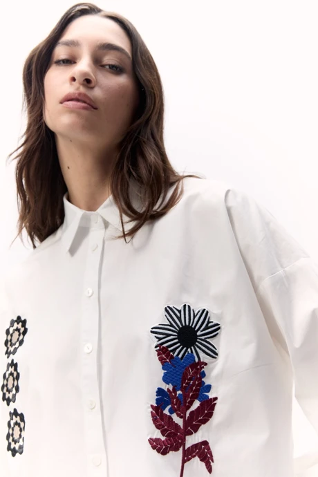 Camisa Margarita Blanco