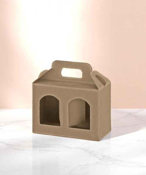 Caja corrugado 2 ventanas 21x10x12 - 35370 - AVANA Caja corrugado 2 ventanas 21x10x12 - 35370 - AVANA