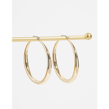 Aros Argollas Metal Dorado