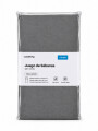 JUEGO DE SABANAS DE 1 PLAZA GRIS OSCURO