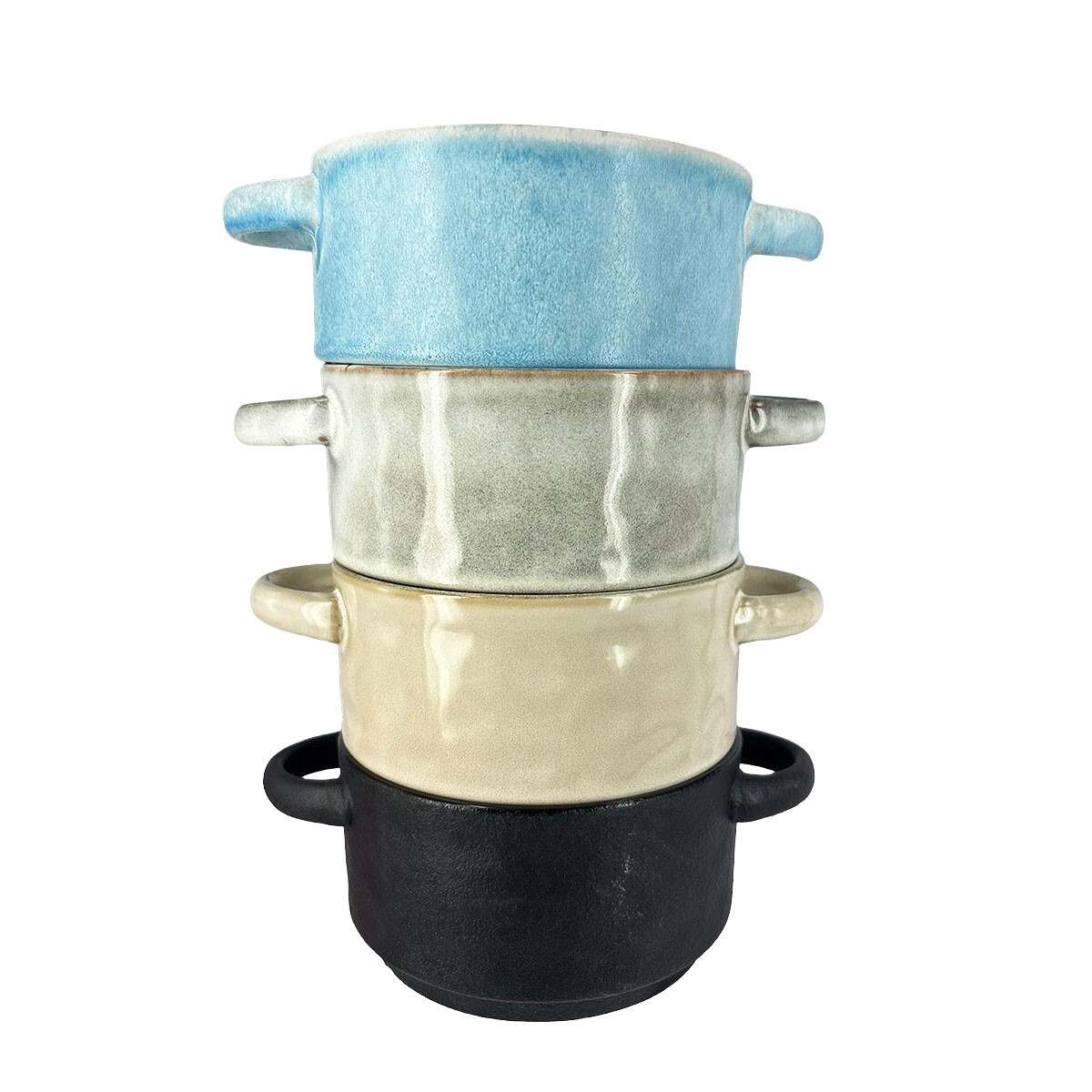 Ensaladera-Bowl 14x8 cms con asas colores surtidos 