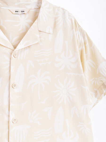 CAMISA ESTAMPADA CRUDO
