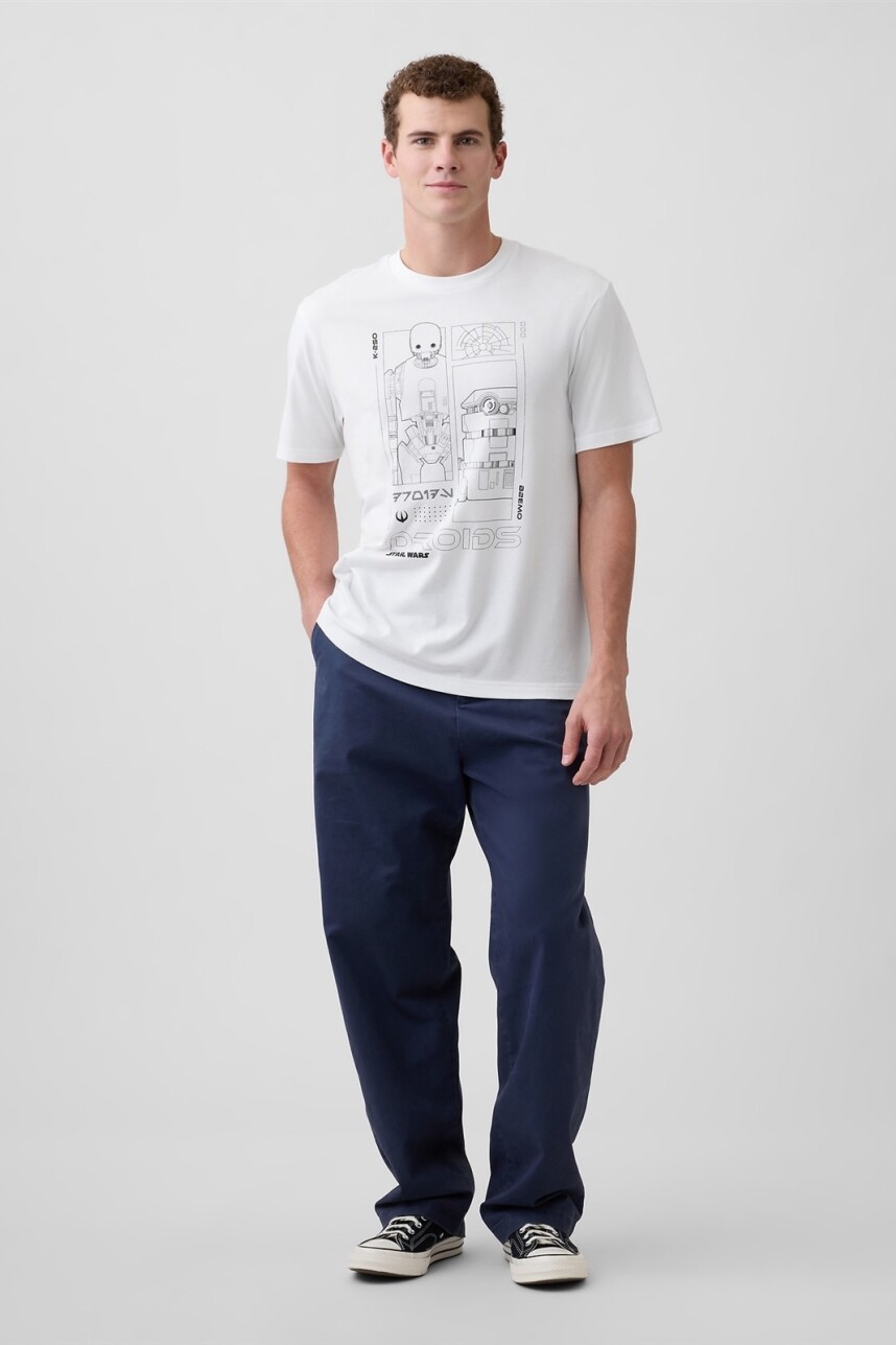Remera Gráfico Hombre White000