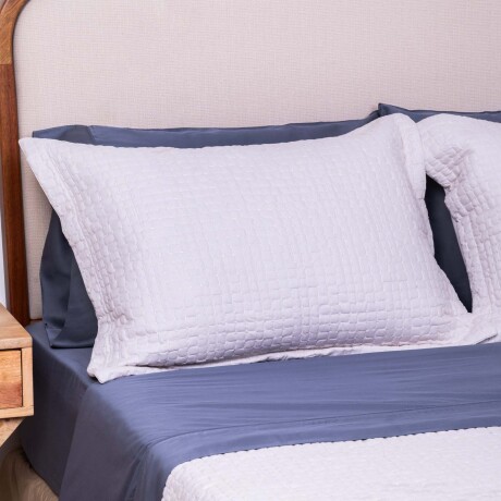 SET CUBRECAMA QUEEN ALGODON-Y-POLIESTER NATURAL-BEIGE RICE CRUDO