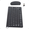 Combo de Teclado y Mouse Inalámbrico Slim Negro Combo de Teclado y Mouse Inalámbrico Slim Negro