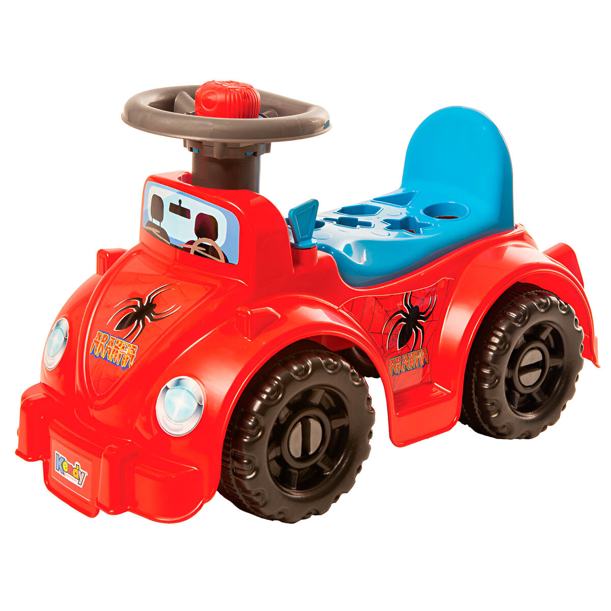 Buggy Andador Infantil Interactivo Bocina Brasilero - Rojo 