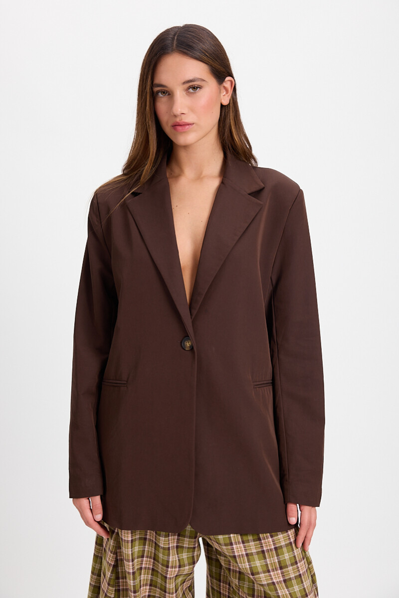 Blazer Diario Marron