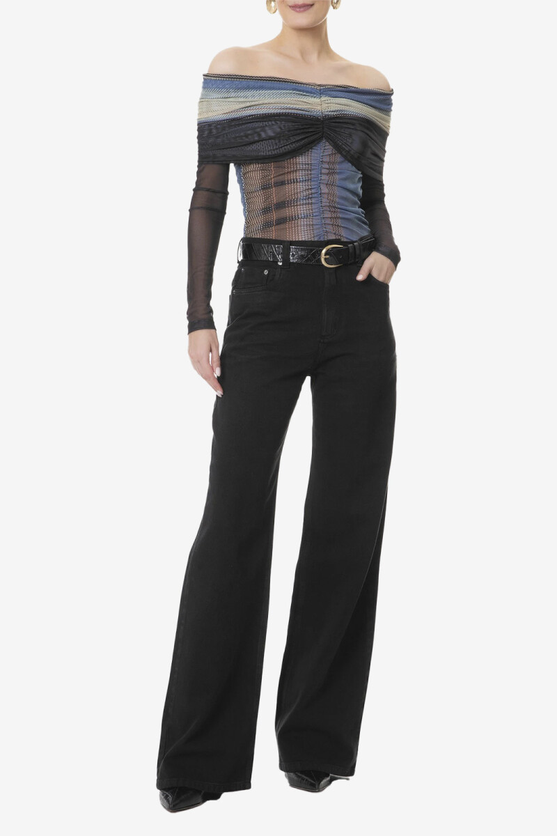PANTALÓN BOOT 70S Negro