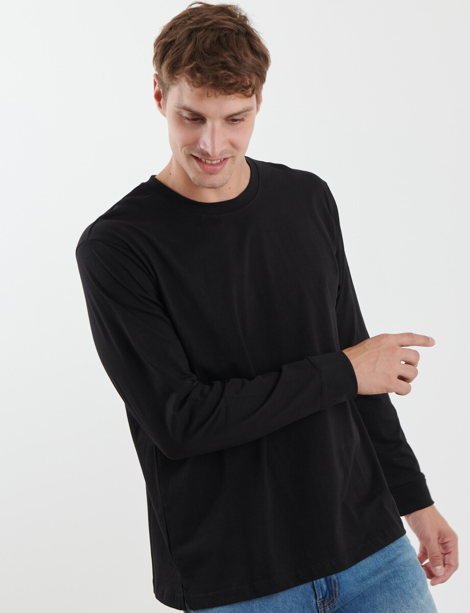 520682 T-SHIRT HARRINGTON LABEL Negro