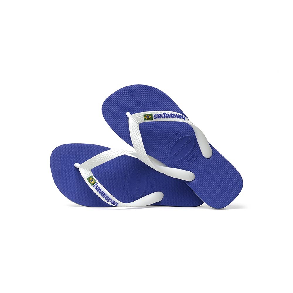 Sandalias Havaianas Brasil Logo FC Mujer Azul Naval