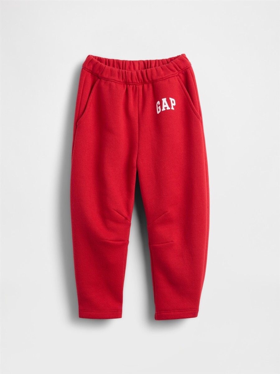 Pantalón Deportivo Logo Gap Toddler Niña - Modern Red 