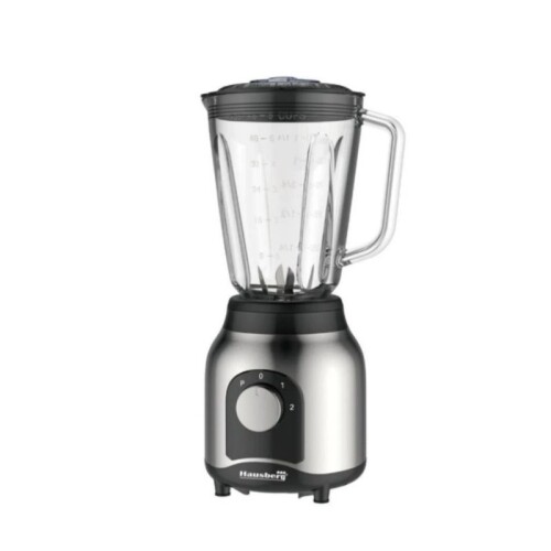 Licuadora Con Jarra De Vidrio 1.5 Lts. 400W + Molinillo Hausberg Licuadora Con Jarra De Vidrio 1.5 Lts. 400W + Molinillo Hausberg
