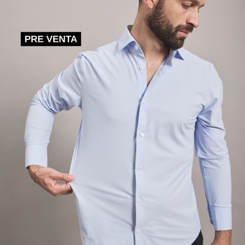 Camisa técnica Celeste