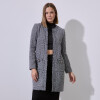 Chaqueta Tweed Larga NEGRO/BLANCO