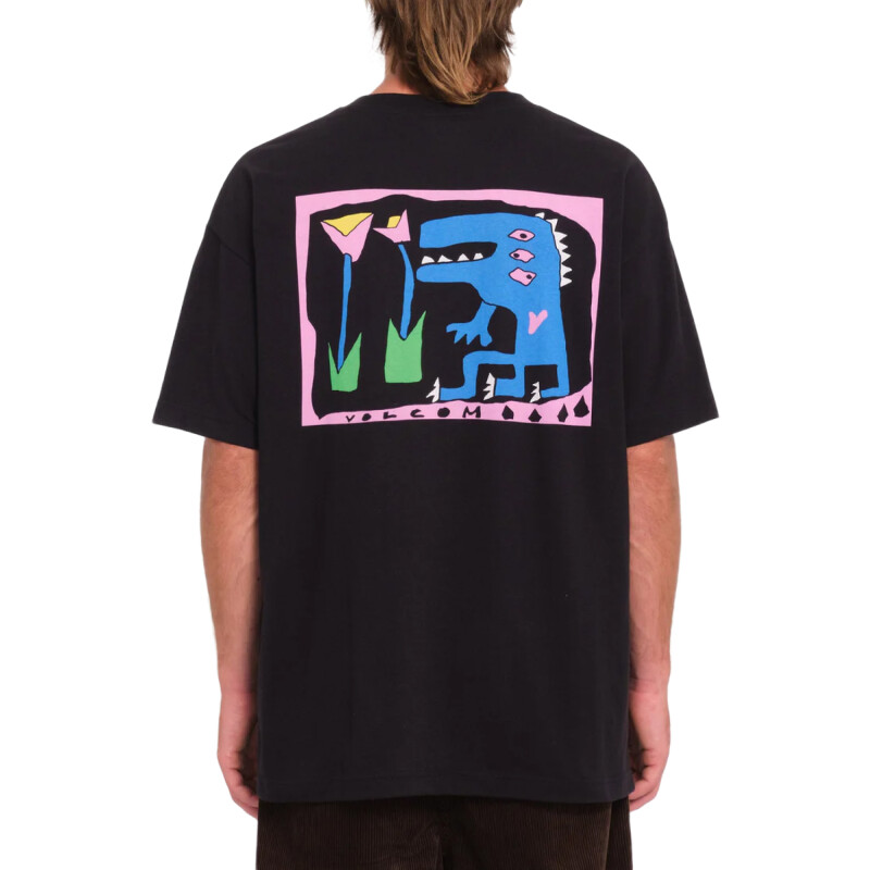 Remera Volcom Arthur Dino - Negro Remera Volcom Arthur Dino - Negro