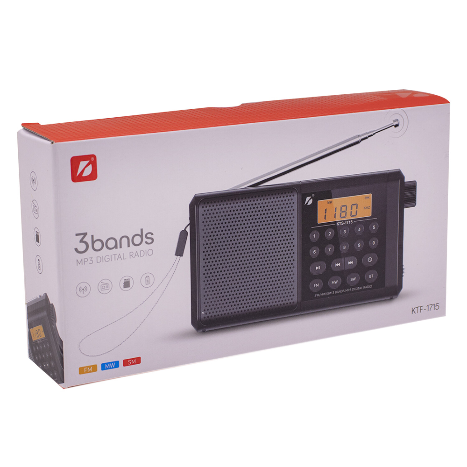 Radio Parlante Bluetooth Recargable Con AM FM SW - M6