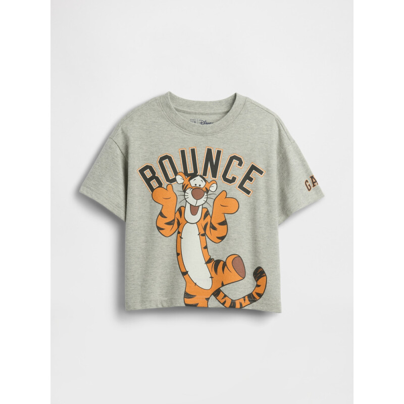DIS SS WINNIE BOXY GR TEE TIGGER