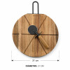 Tabla de Madera con Cortador para Pizza Tabla de Madera con Cortador para Pizza