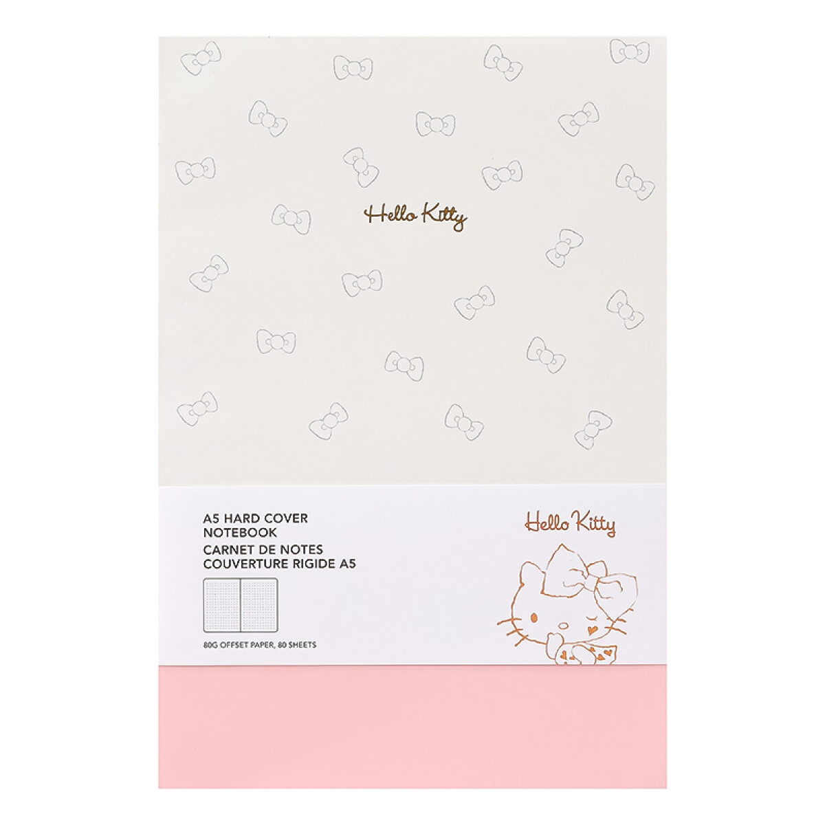 Cuaderno de notas tapa dura Hello Kitty - Diseño 1 